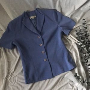Short sleeve blazer